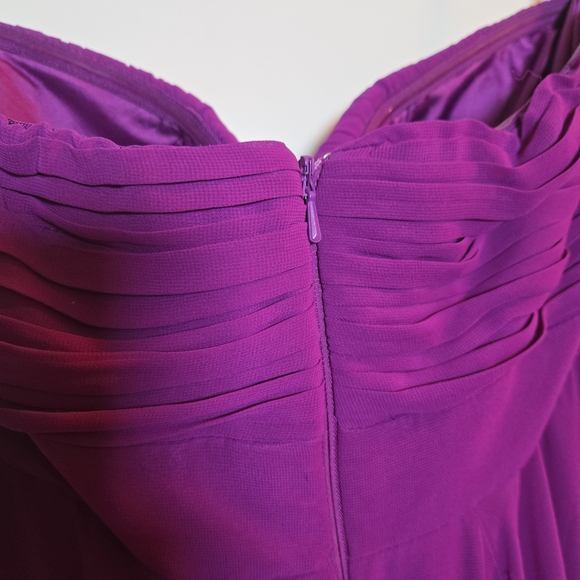 Gianni Bini Purple Satin Fabric - Picture 4 of 8